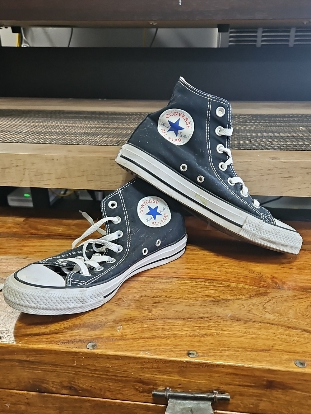 Converse High Top Sneakers - Black & White